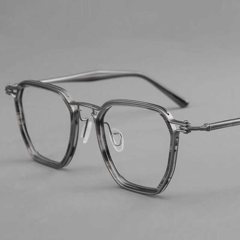 Kính mát TAVAT với khung acetate mật độ cao và mặt kính lớn dạng retro đa giác sang trọng