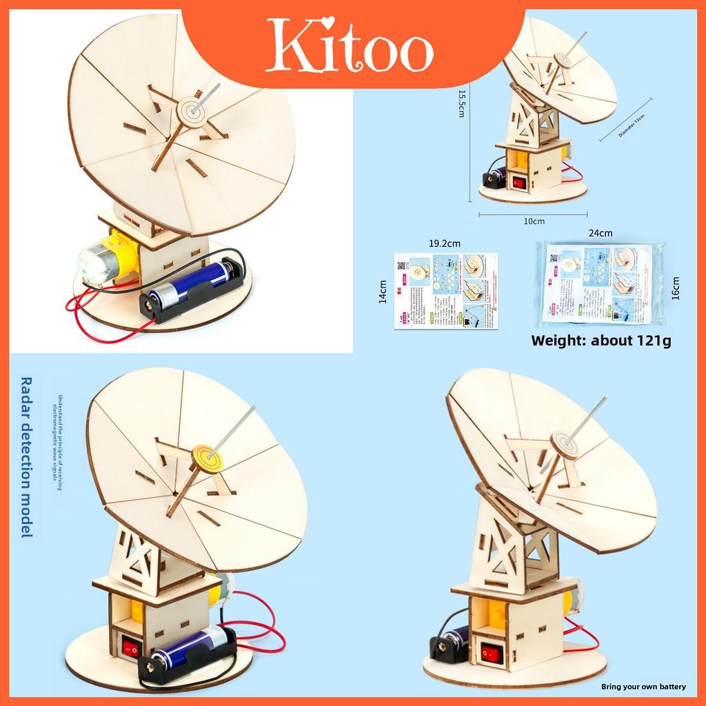 Đồ chơi thí nghiệm vật lý khoa học cho trẻ em Mô hình phát hiện Radar tự làm