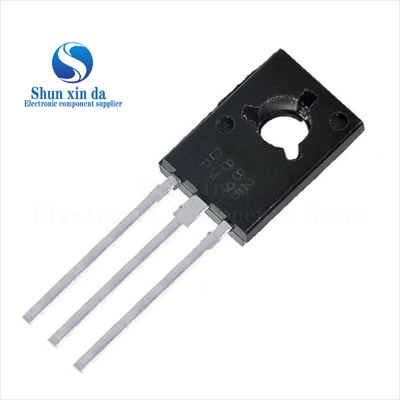 50 Cái / lốc B772 D882 BT134 TO126 NPN PNP switch Power crystal thyristor triode mới 2SB722 2D882 BT
