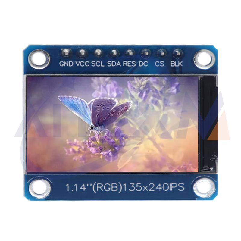 Mô-đun màn hình OLED IPS 1.14 Inch Màn hình LCD 135 * 240 RGB TFT cho Arduino ST7789 Bảng LCD SPI Fu