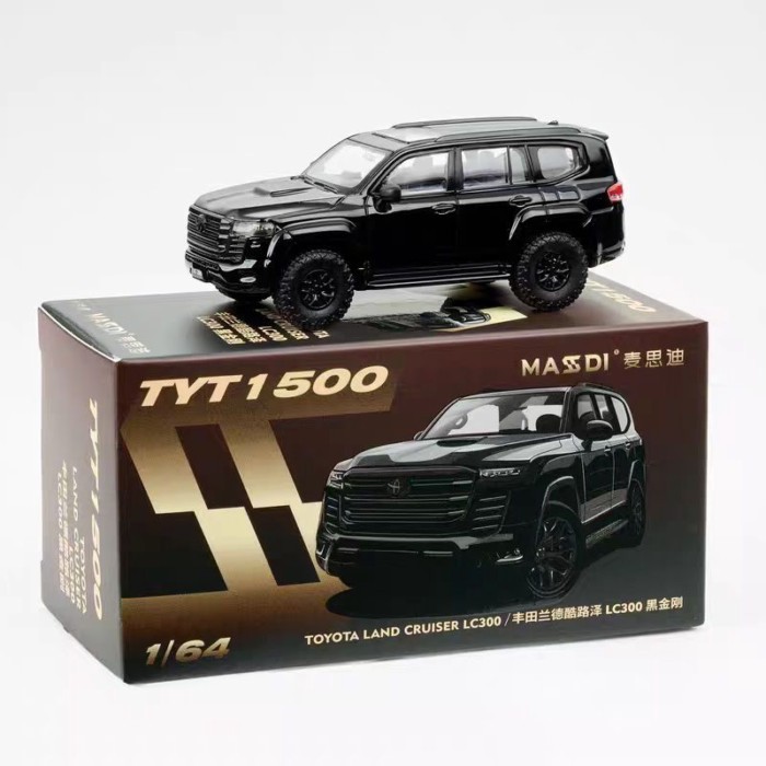Mesdi 1: 64 Toyota Land Cool Luze LC300 Đen King Kong Mô Phỏng Hợp Kim Xe Ô Tô Mô Hình Đồ Trang Trí 