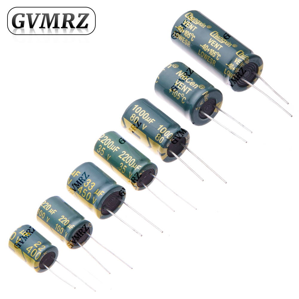 6.3V 10V 16V 25V 35V 50V 63V 100V 160V Tụ điện nhôm ESR thấp tần số cao 100UF 1000UF 1500UF 2200UF 3