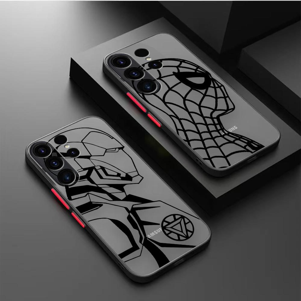 Ốp Lưng Điện Thoại Ironman Spider-Man Marvel Movie 603A Dành Cho Samsung S20FE S21FE S24FE S20 S21 S