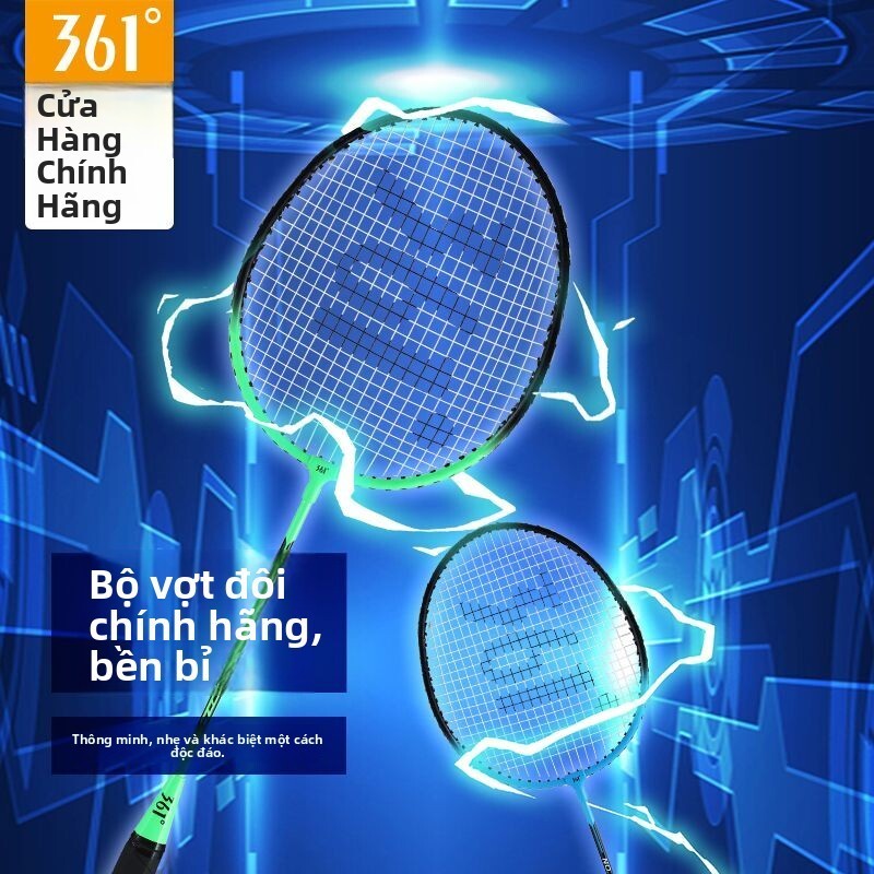 Cửa hàng flagship 361 Degrees cung cấp vợt cầu lông chuyên nghiệp chất lượng cao làm từ kim sắt dành
