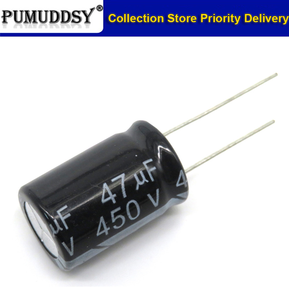 10 Chiếc 450V47UF 16 * 25 Mm 47UF 450V 16 * 25 Tụ Điện Phân Mới Ban Đầu