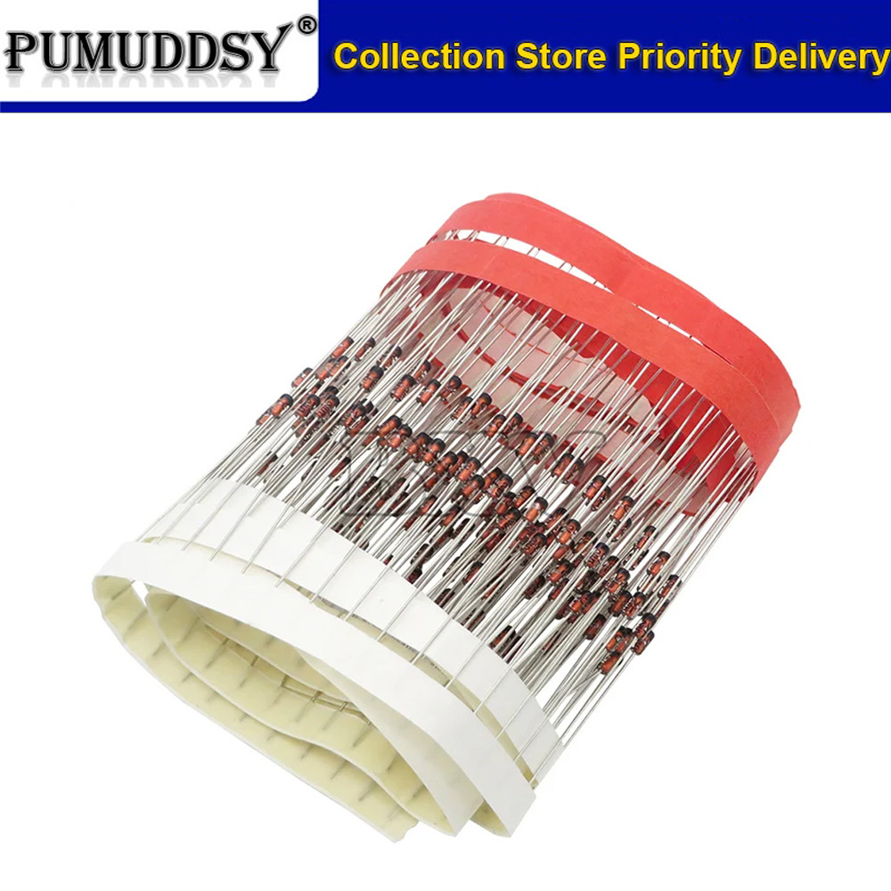 100 Chiếc 1W Zener diode DO-35 1N4728A 3V3 1N4727A 3V0 hjxrhgal 1N4733A 5V1 1N4732A 4V7 1N4731A 4V3 
