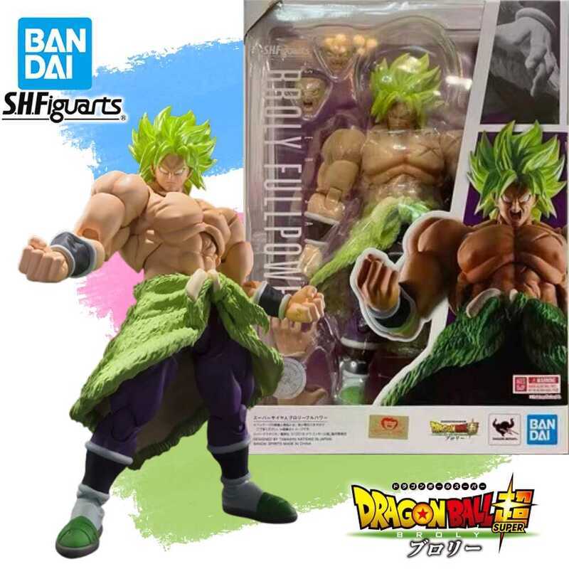 Còn hàng Chính hãng BANDAI SHFiguarts Dragon Ball Full Power Super Saiyan Broly Figure Mô hình nhân 