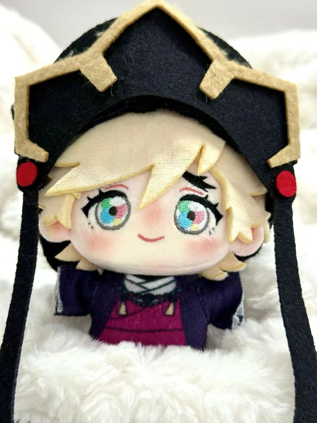 Demon Slayer phụ kiện Doma 10cm búp bê bông in hình Akaza móc khóa quà tặng cao cấp có sẵn