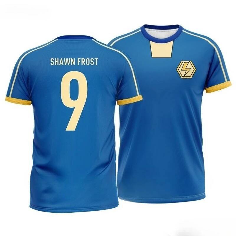 Áo sơ mi cổ điển Inazuma Eleven Kaio, đồng phục cosplay và thể thao, phù hợp mùa hè