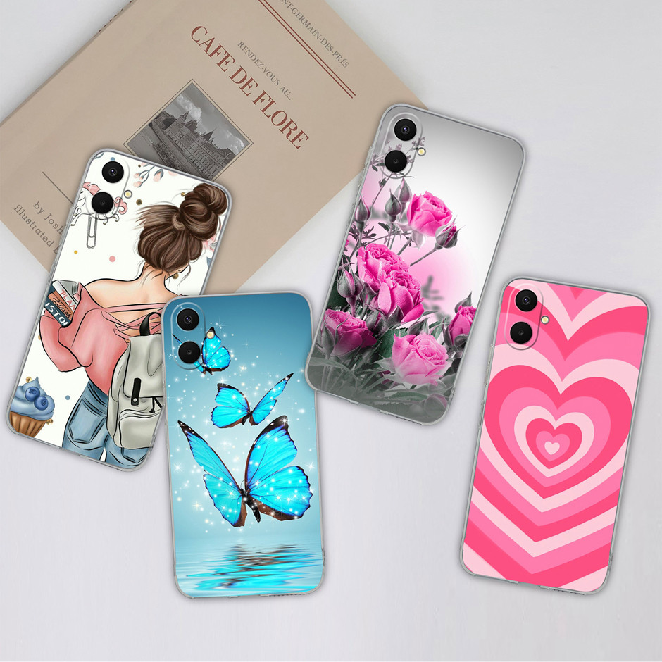 Dành Cho Samsung Galaxy M07 F07 4G Ốp điện thoại Pretty Sweet Girls Bảo Vệ Trong Suốt Vỏ Silicon Mềm