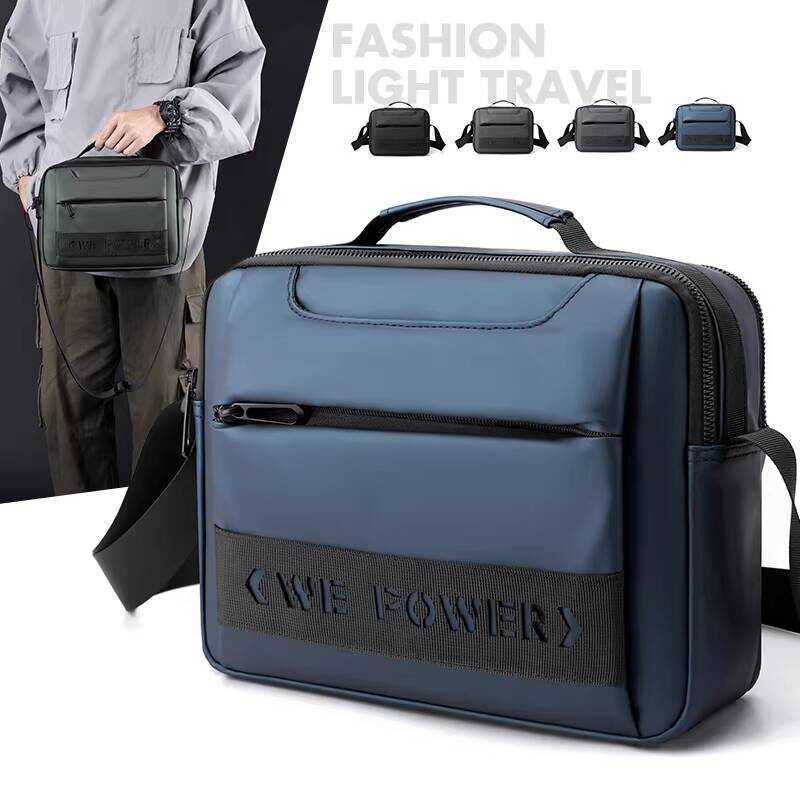 Túi xách nam chống thấm nước Dung tích lớn Túi đeo vai thông thường Túi xách đa năng ngang Túi du lịch