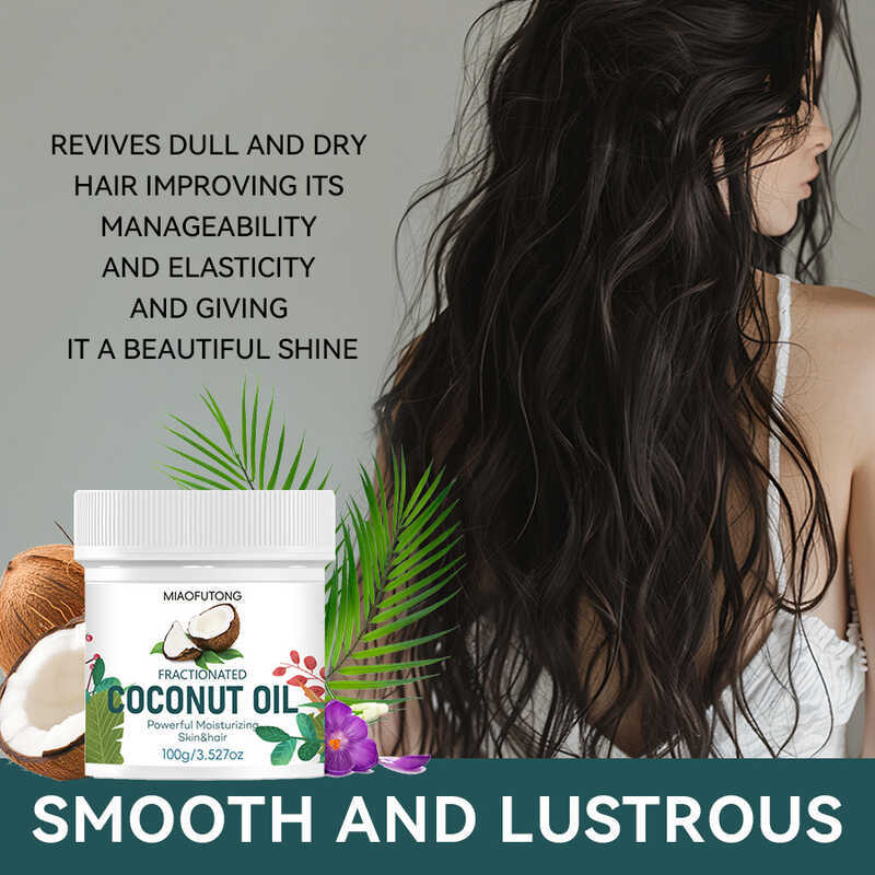 Dầu dừa Dầu dừa Dầu dưỡng tóc Dưỡng tóc Chăm sóc tóc Mềm mại Dưỡng ẩm Khóa nước
