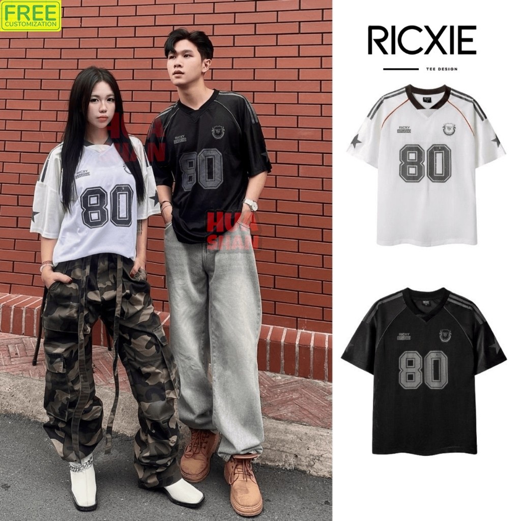 Áo sơ mi ren RICXIE "80" dành cho nam và nữ-