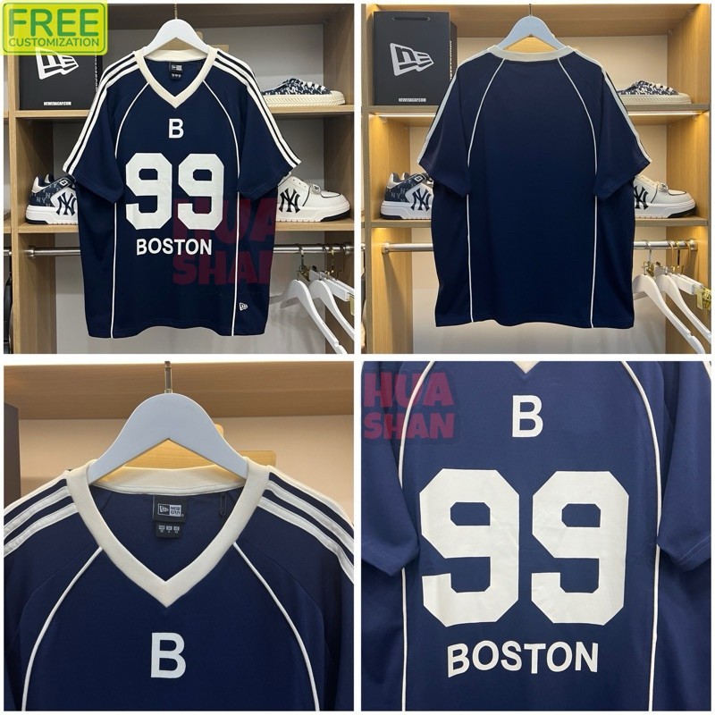 (Auth) New Era Jersey Japan 24 Cream White - Async Studio