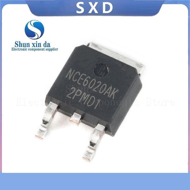 10 CHIẾC NCE6020AK NCE6020 6020AK TO-252-2 60V / 20A N-kênh MOS Trường Hiệu Ứng Ống SMD Thương Hiệu 