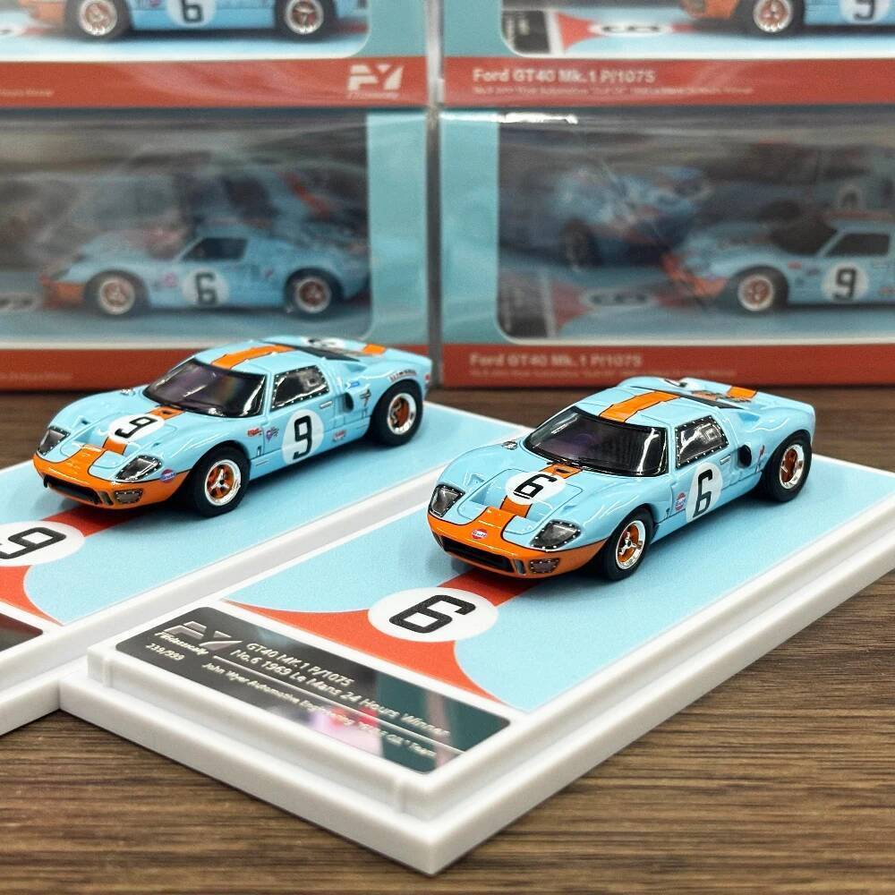 Findclassically 1: 64 GT40 MK.1 Le Mans Người chiến thắng 24 giờ Xe mô hình Diecast
