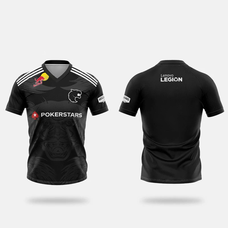 Kênh Thể Thao Champion CS2 Jersey Nam 2026 - Màu Đen Hổ Báo, Thiết kế Esports