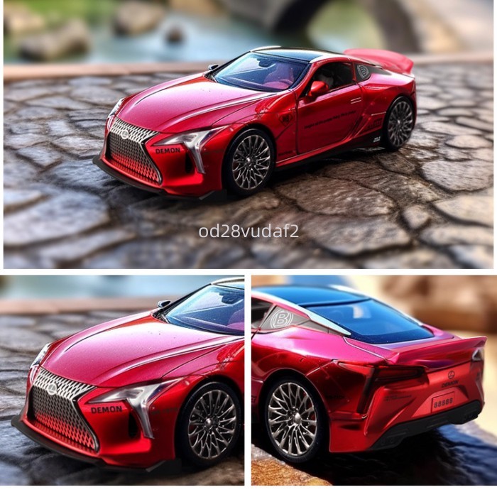 ♞Đồ chơi mô hình xe thể thao Lexus LC500h 1/32