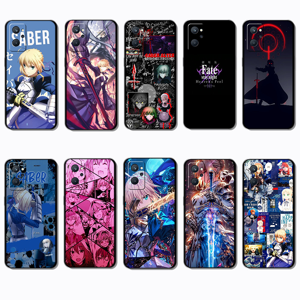 Dành Cho Realme 9 Pro Plus 9i 4G 12 Lite 12X 12 + 13 Fatestay night Black Border TPU Phone Case | Li