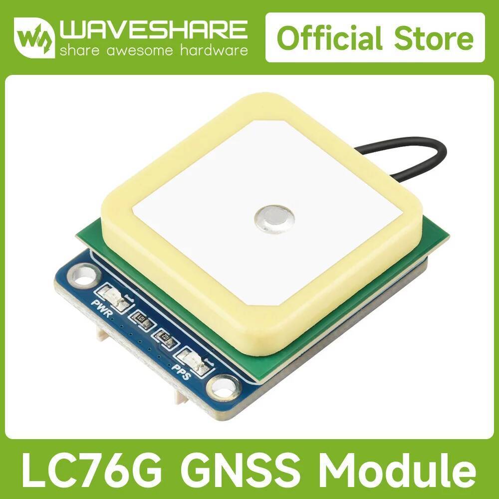 Mô-đun đa GNSS Waveshare LC76G, hỗ trợ GPS, BDS, GLONASS, Galileo, QZSS, I2C / UART Giao tiếp cho Ra