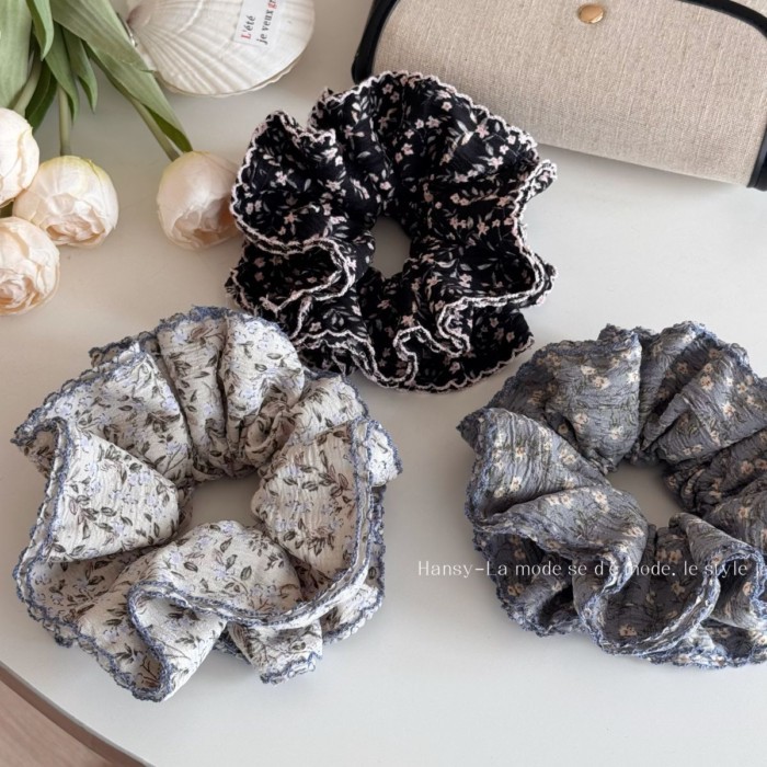 Đẹp Nhà Dây Buộc Tóc Hàn Quốc Phong Cách Hàn Quốc Hoa Quá Khổ Ruột Lớn Dây Buộc Tóc Nữ Cao Cấp Cảm G