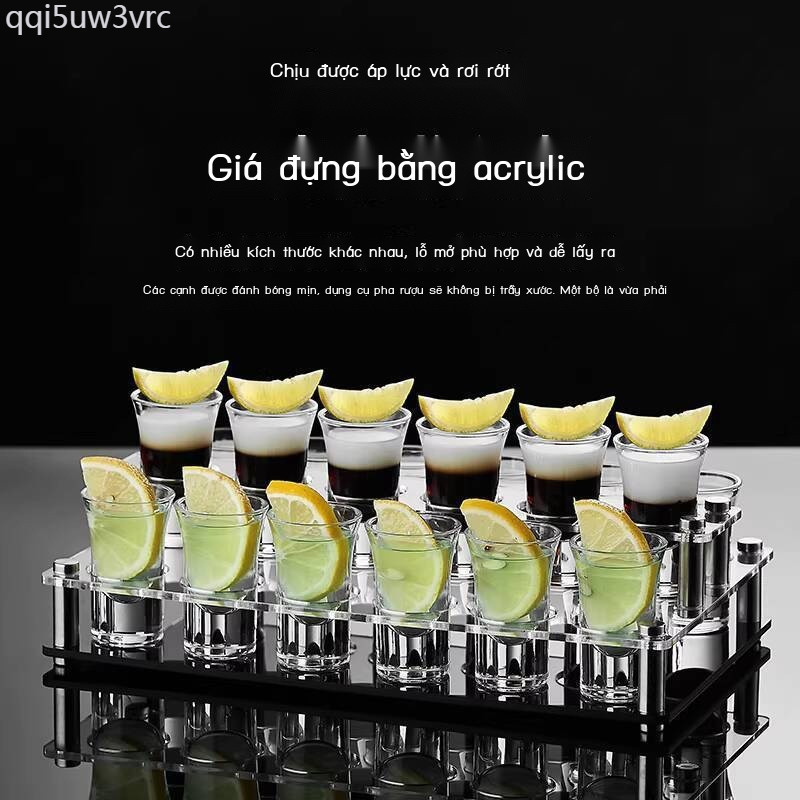 [HOT 2026] Bộ Bullet Cup, nuốt, rượu, một lần, trộn, cocktail B52, giá đỡ ly shot