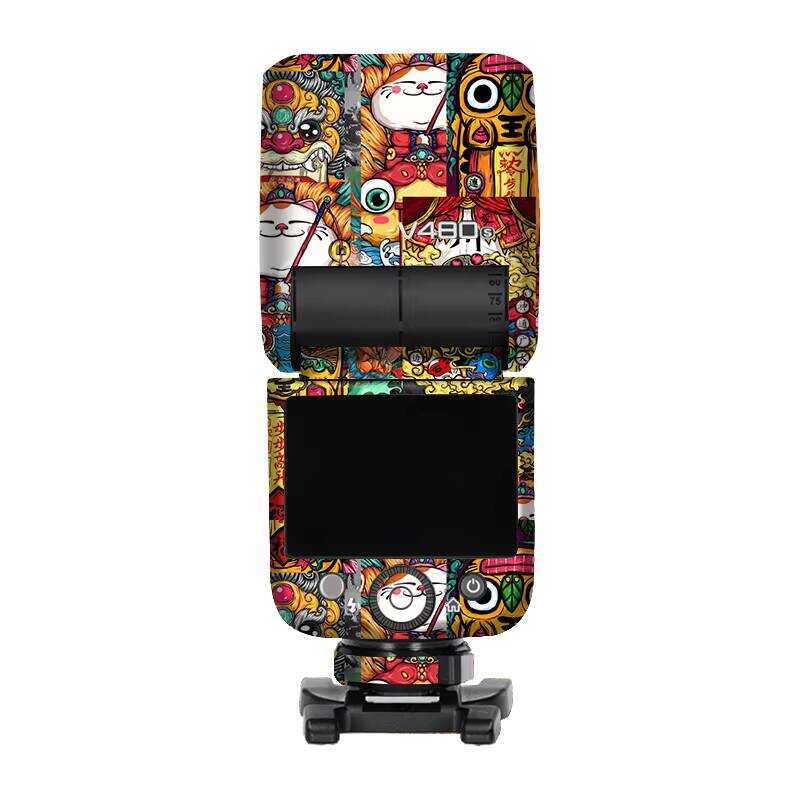 Thích hợp cho phụ kiện đèn flash Godox V480 Phim bảo vệ V480 Flash Sticker Da trọn gói