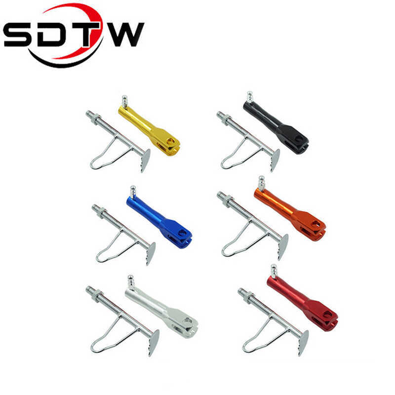 Xe Máy Xe Điện Sửa Đổi Phụ Kiện Đơn Phương Hỗ Trợ Off-Lader Chân Đế Nhỏ Có Thể Thu Vào Bên Chân Máy 