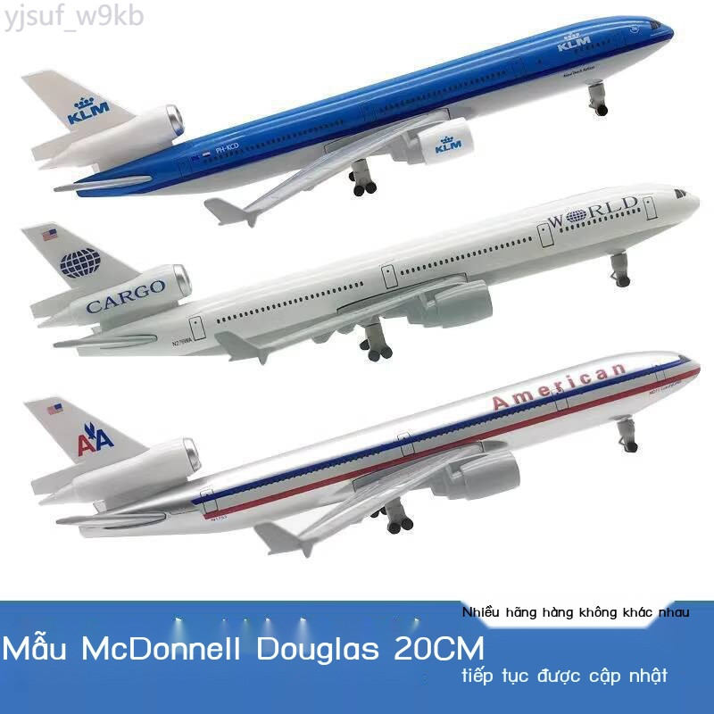 (HÀNG HOT) 20cm MD11 Federal Express East China American Thai Airways Malaysia Airlines UPS mô hình