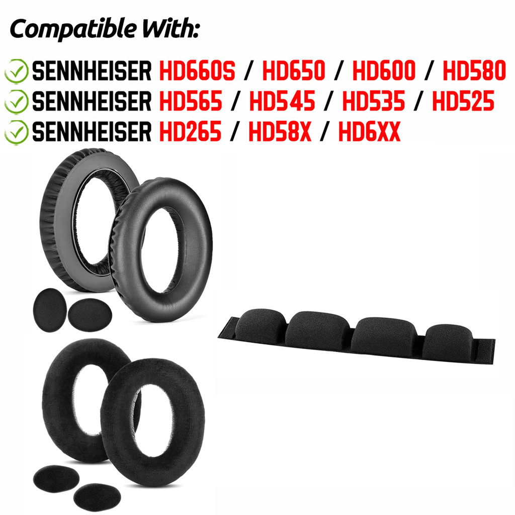 Dành Cho Sennheiser HD660S HD650 HD600 HD580 HD565 HD545 HD535 HD525 HD265 HD58X HD6XX Tai Nghe Earp