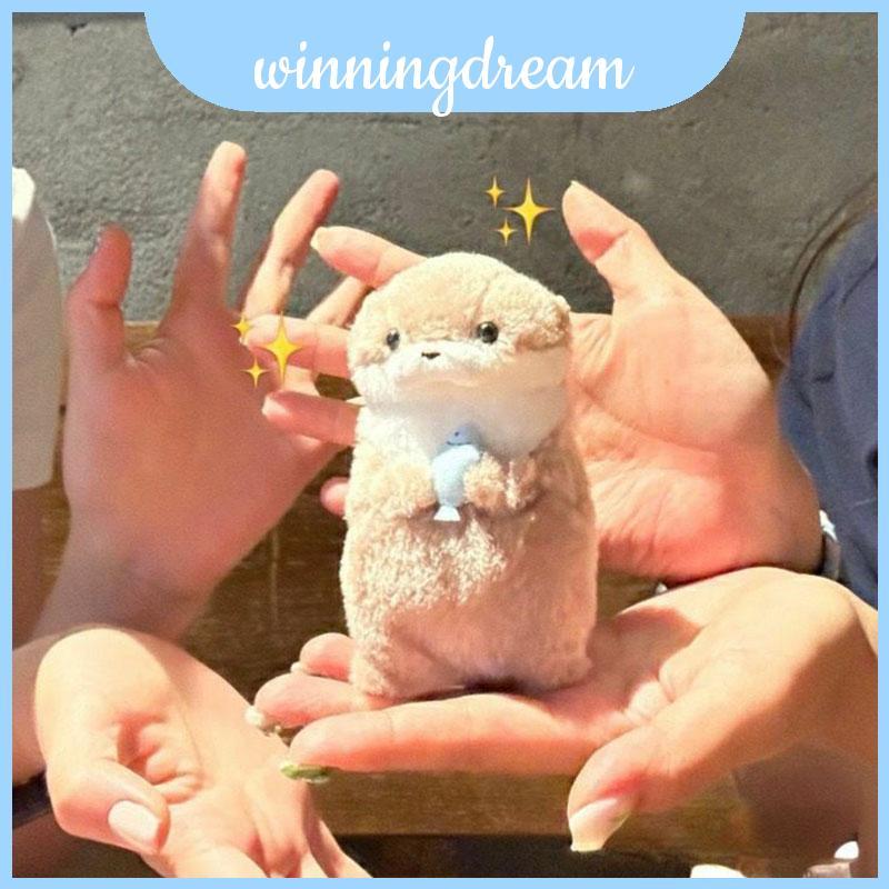 Plushie Otter Amuse With Fish Charming River Beaver Sea Otter Li Can 's Thiết kế độc quyền