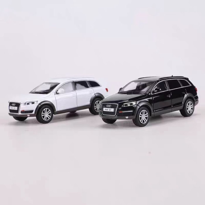 Maxdi 1: 64 2008 Audi Q7 SUV sang trọng Xe địa hình Hợp kim Mô phỏng Bộ sưu tập mô hình ô tô Đồ tran