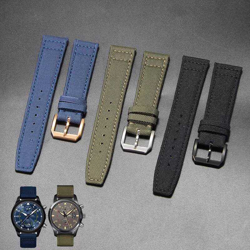 Thích hợp cho dây đeo đa năng iwc Bồ Đào Nha Pilot Mark Eighteen Bồ Đào Nha Thời gian 7 Dây đeo đồng