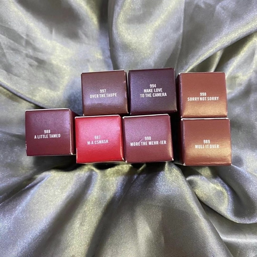 Bắn thật❤ Đặc biệt / 35 MAC Soft Mist Lip GlossMàu số. 973.974.975.977.97.981.982.983.994.985.986.98