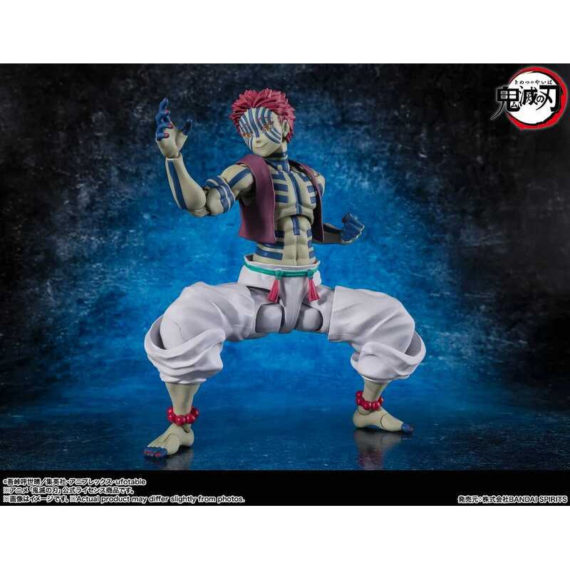 Mô hình nhân vật hành động anime BANDAI SHFiguarts Demon Slayer Akaza chính hãng