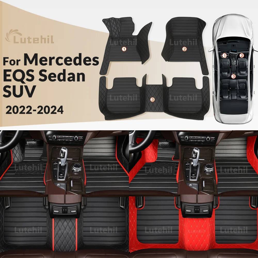 LUTEHIL Dành Cho Xe Mercedes Benz EQS Sedan / SUV 2022-2024 Thảm Lót Sàn Ô Tô Ô Tô Thảm Bao Phụ Kiện