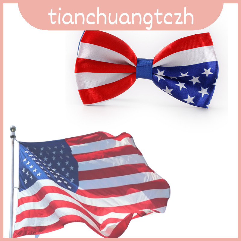 Tuyên bố Làm một với Union Jack Usa Ties Cờ Bow