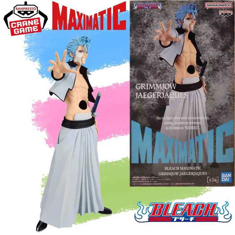 Còn hàng Chính hãng BANPRESTO Bleach MAXIMATIC Grimmjow Jaegerjaques Figure Mô hình Anime Đồ chơi