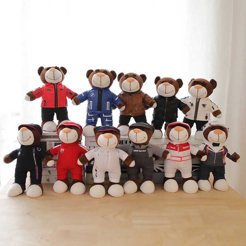 Andusheng Xe Máy Gấu Harley Xe Máy Gấu Búp Bê Bông Gấu Xe Logo Gấu BMW 4S Store Bạn Trai Quà Tặng Bú