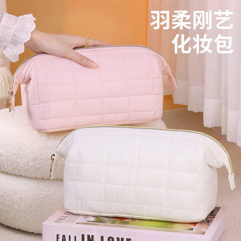 Monicoo Yurou Gangyi Túi Đựng Mỹ Phẩm Du Lịch Di Động Cao Cấp Cảm Giác Dung Tích Lớn Túi Bảo Quản Mỹ