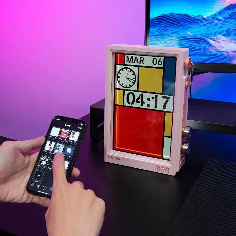 Màn hình chơi game Divoom Times Frame 10.1'' WiFi Smart HD Pixel Display - Chính Hãng