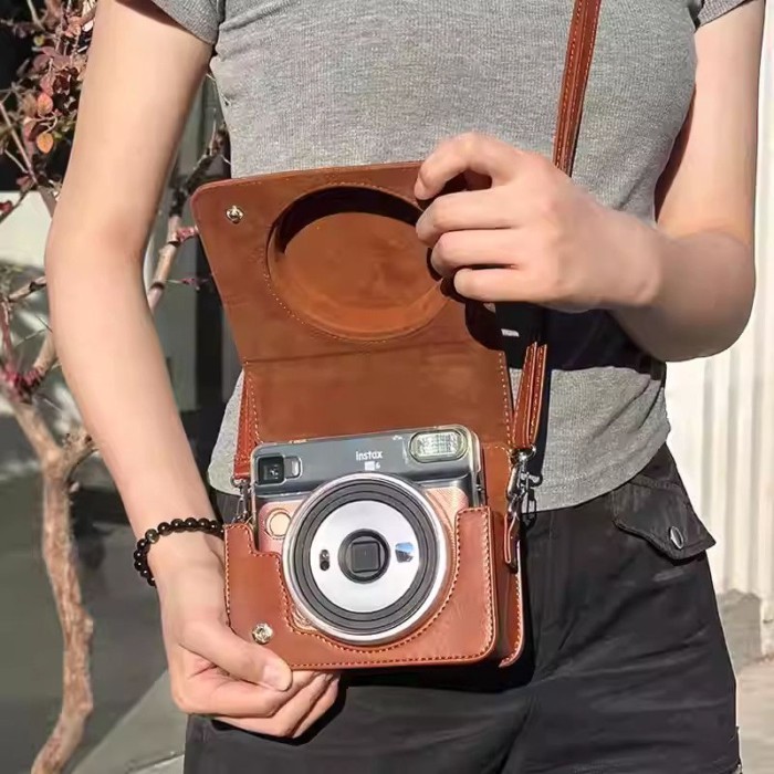 Fuji Polaroid instax SQ6 Hộp đựng máy ảnh Túi lưu trữ sq6 Vỏ bảo vệ Chống va chạm Scratch Di động