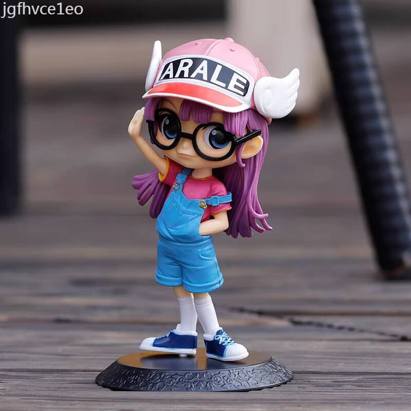 (Mới về) Qposket Bác sĩ IQ tóc hồng Arale, Mô hình đám mây nhỏ, đồ trang trí bánh kem, quà tặng trẻ