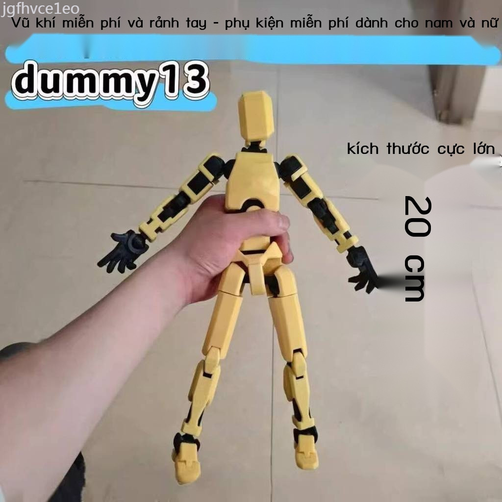 [Mẫu mới] dummy13 Mô hình ráp khối xây dựng tự lắp ráp, siêu lớn 20cm, nhiều khớp nối, có thể cử độ