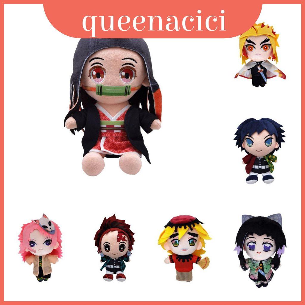 Demon Anime 8in Slayer Kimetsu No Yaiba Mềm Mại Sang Trọng Búp Bê Nhồi Bông Đồ Chơi Trẻ Em