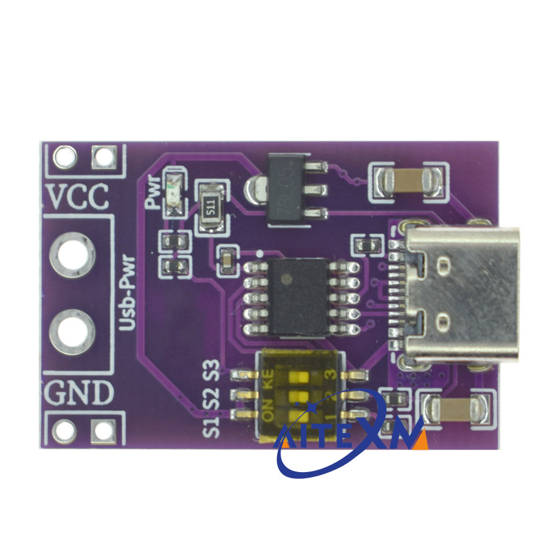 1 / 2 / 5 CHIẾC CH224K Mô-đun Type-C QC AFC PD2.0 PD3.0 sang DC Spoof Scam Sạc nhanh Kích hoạt Polli