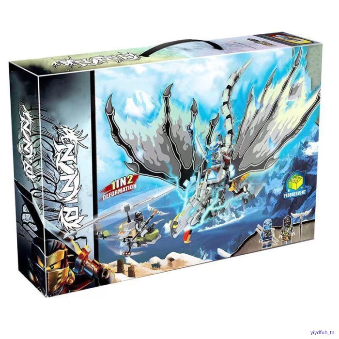 Compatible With LEGO Bricks Ninjago Transformation Boy Golden Dragon Mecha Educational Gift Assembl