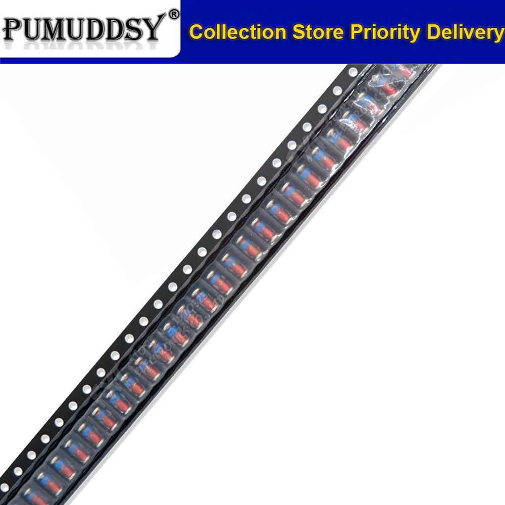 20 Chiếc Zener Diode ZM 3V 3V3 3V9 4V7 5V1 7V5 8V2 10V 12V 15V 16V 18V 20V 24V LL41 SMD Zener diode 