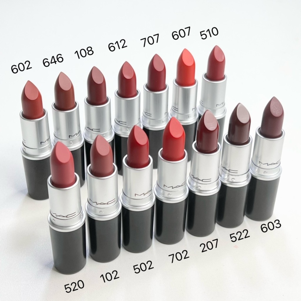 Son môi thời trang đặc biệt / 35 MAC BulletSố Màu Cổ Điển 602-46-707-502-510-5210-108-813, Mờ 314-31