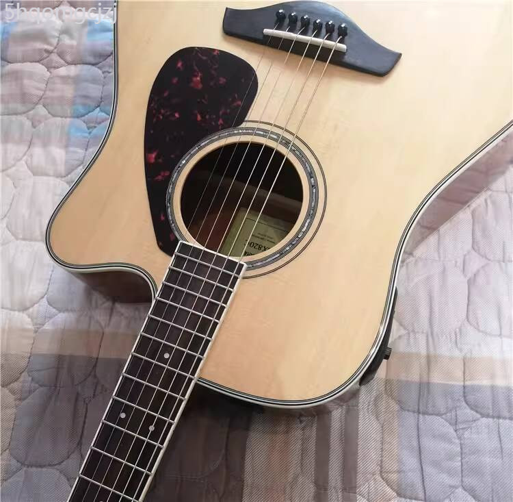 (Giá Hủy Diệt) Guitar điện Yamaha Single-Plank, guitar cũ FGX820C, hàng YAMAHA 41inch FX800C